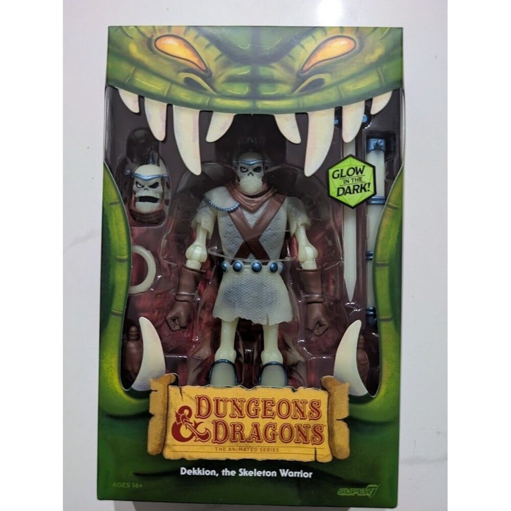 Dungeons & Dragons Collectible Dekkion Glow Action Figure 80's Inspired NIB